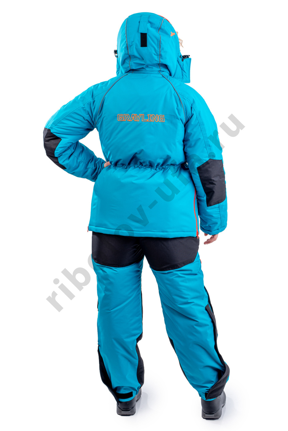 Костюм зимний женский Novatex Камчатка цв.Бирюза/Оранжевый р. 44-46 рост 170-176