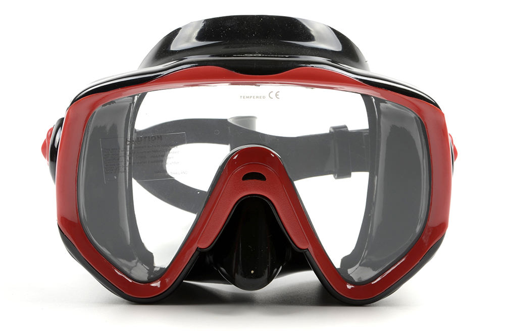 Маска Aqua Discovery Visualator черно-красная (MA69-AQD-MA697982)