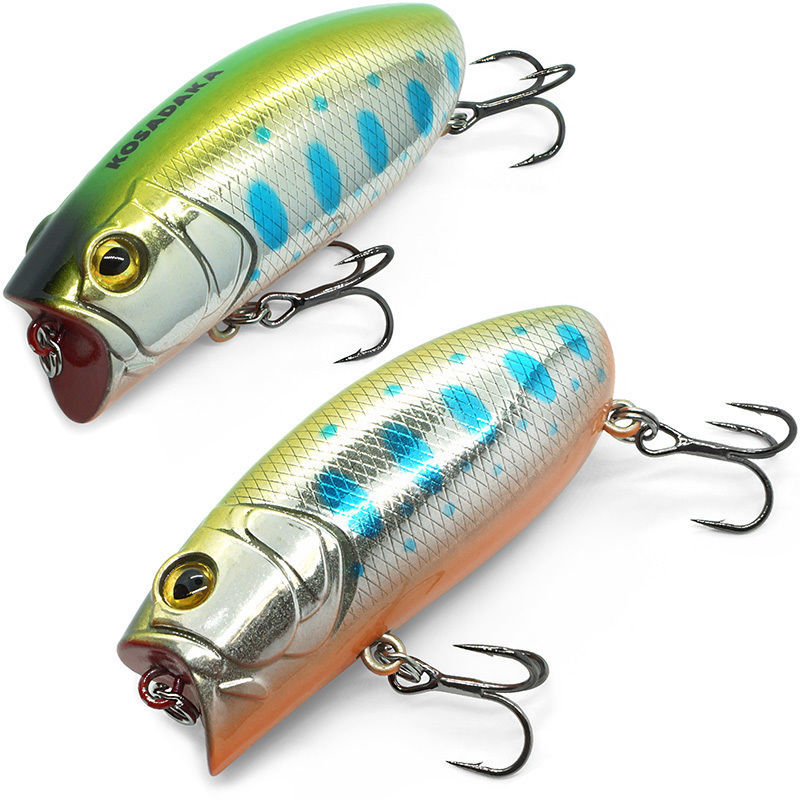 Воблер Kosadaka Malas Pop 57 поппер, 57мм, 9.5г, цв. NTR