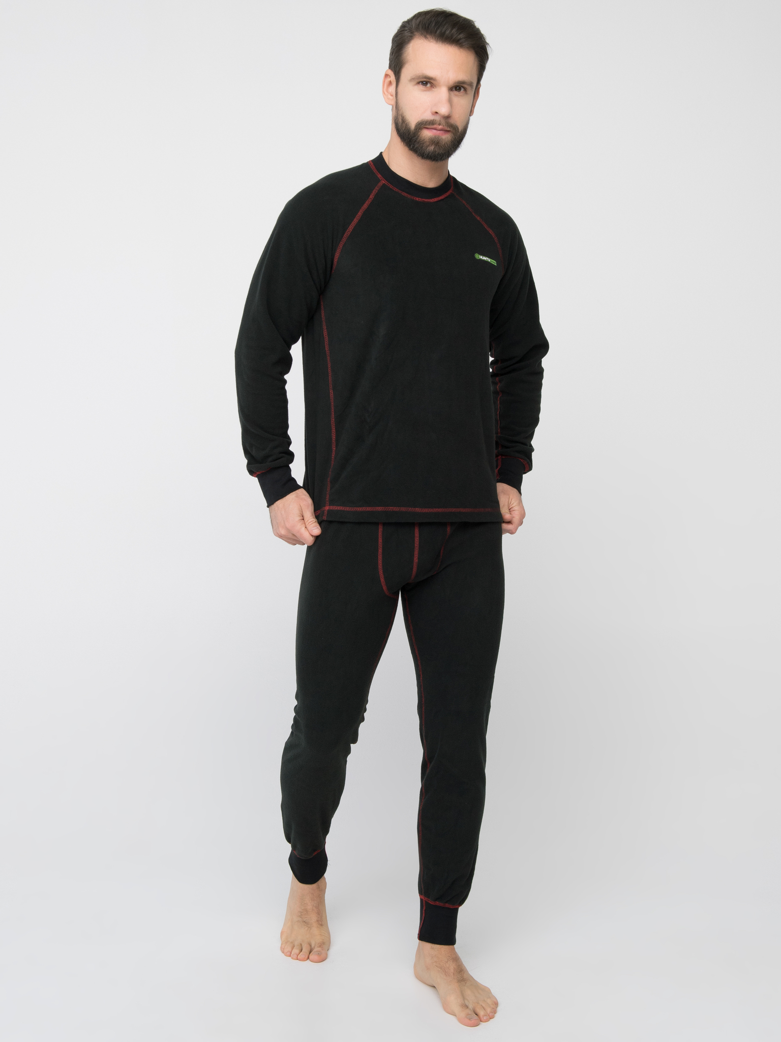 Нижний слой Huntsman Thermoline цв.Черный, ткань Флис р. 52-54 рост XL