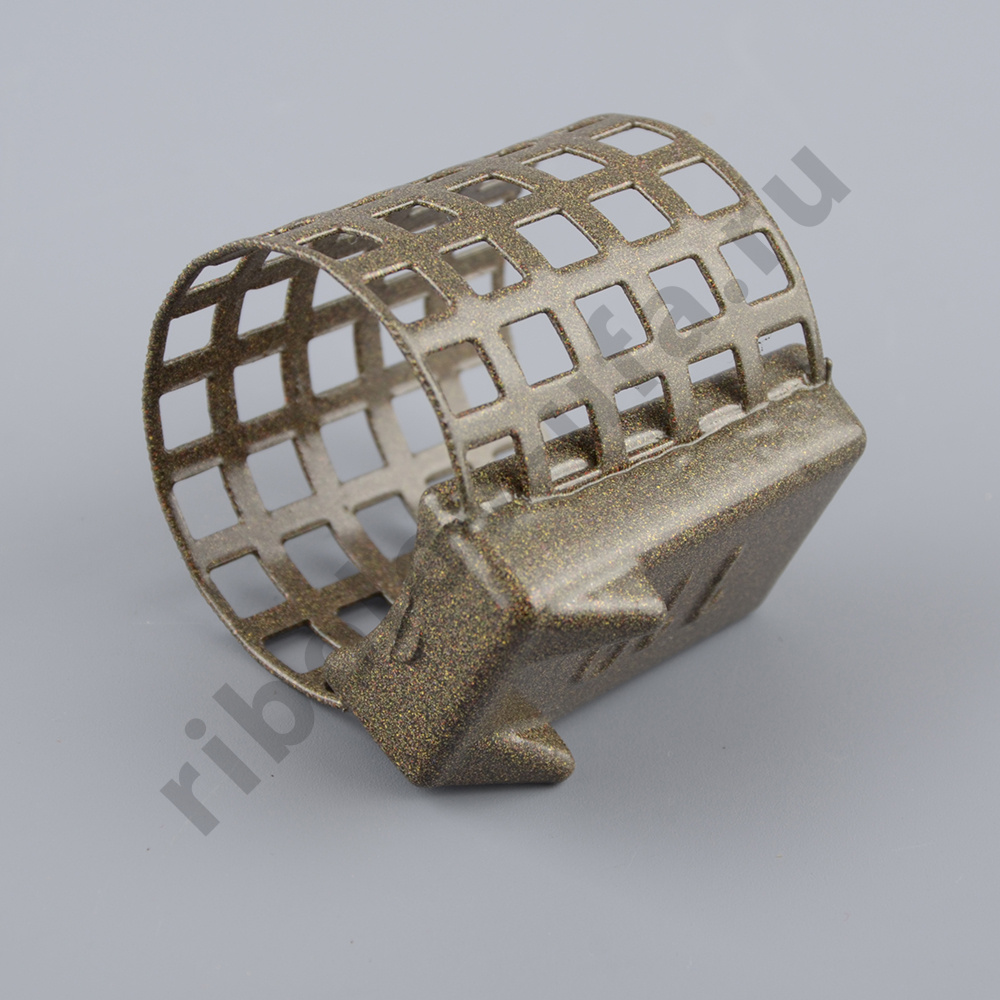 Кормушка фидерная круглая с грунтозацепом крашеная РР 90гр 