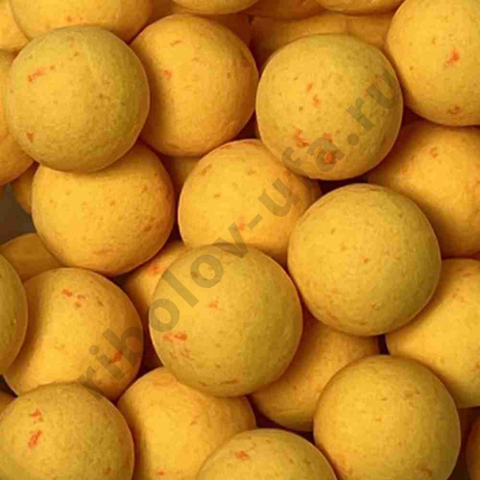 Бойлы GBS Baits тонущие насадочные 20мм 1кг Yellow Strawberry Желтая Клубника