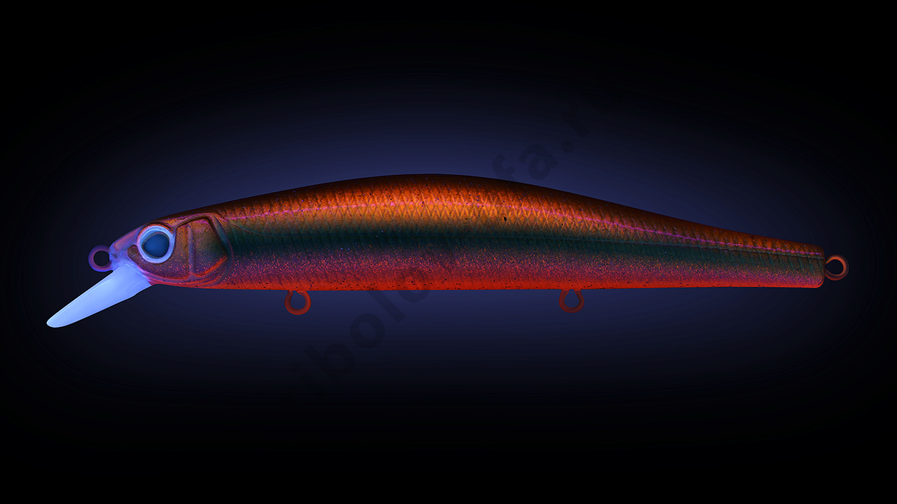 Воблер Strike Pro Inquisitor 110SP нейтр.пл.,16.2гр. (0.8-1.5м) кр.Owner  EG-193B-SP#SIN042-SBO