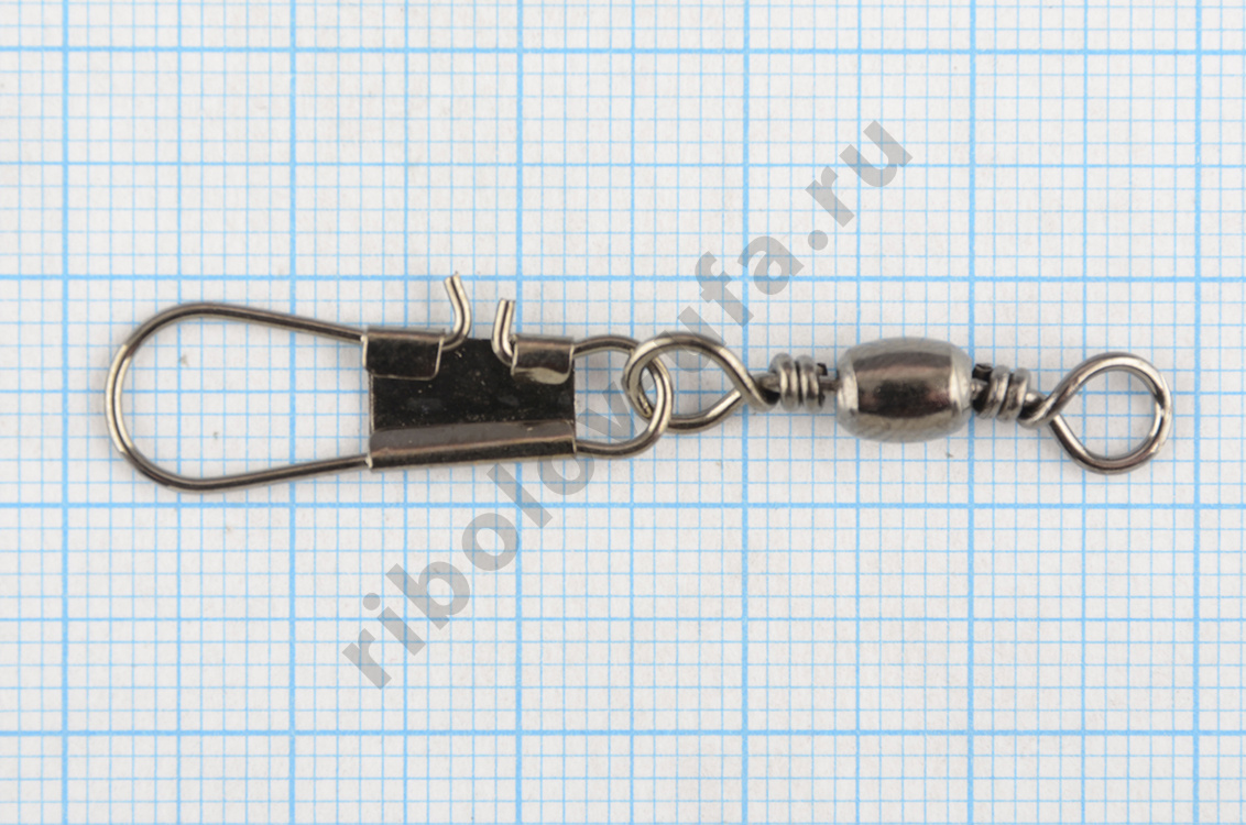 Вертлюжок с карабином Catcher Barrel Swivel w Iterlock Snap # 4