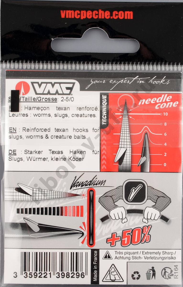 Офсетный крючок VMC 7316 (ВN) №1/0