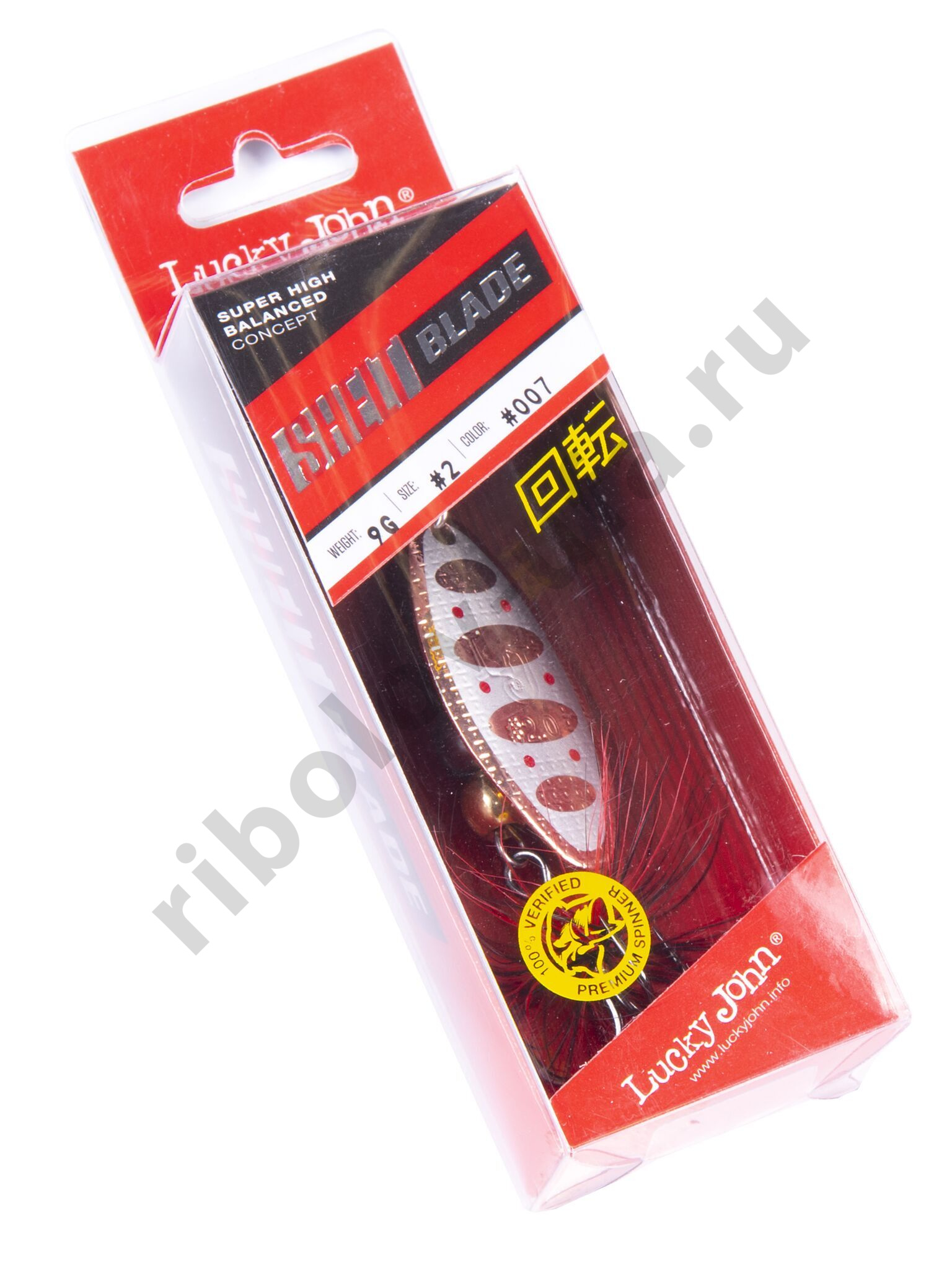 Блесна вращ. Lucky John Shelt Blade 02 09,0 г цв. 007