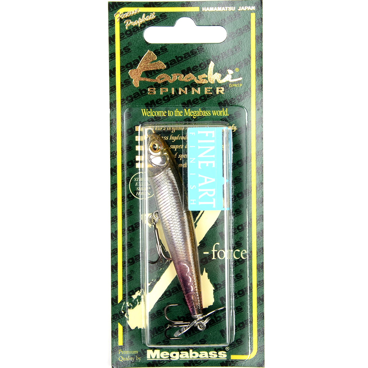 Воблер Megabass Karashi Spinner 6гр 70мм #FA Ghost Wakasagi 544019