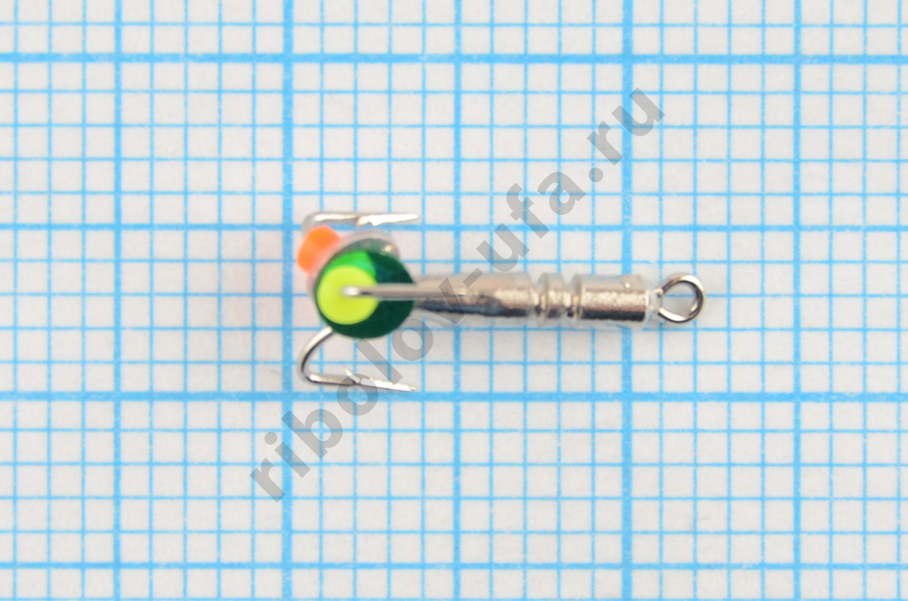 Мормышка Wormix точеная вольфрамовая Черт d=1,5 с рисками (гальваника) серебро арт. 1612