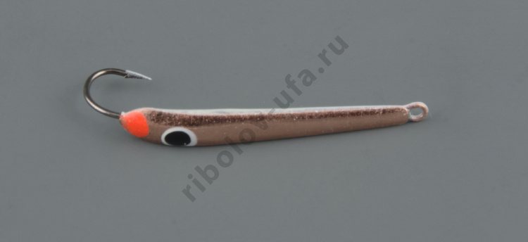 Блесна зимняя Пирс Гвоздик малый 1,6 гр, медь+СН, с 1-м крючком