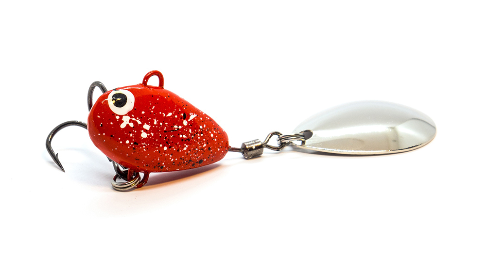 Тейл-спиннер UF Studio Hurricane 7,5гр. 20мм. кр. тройник №14, цв. Red