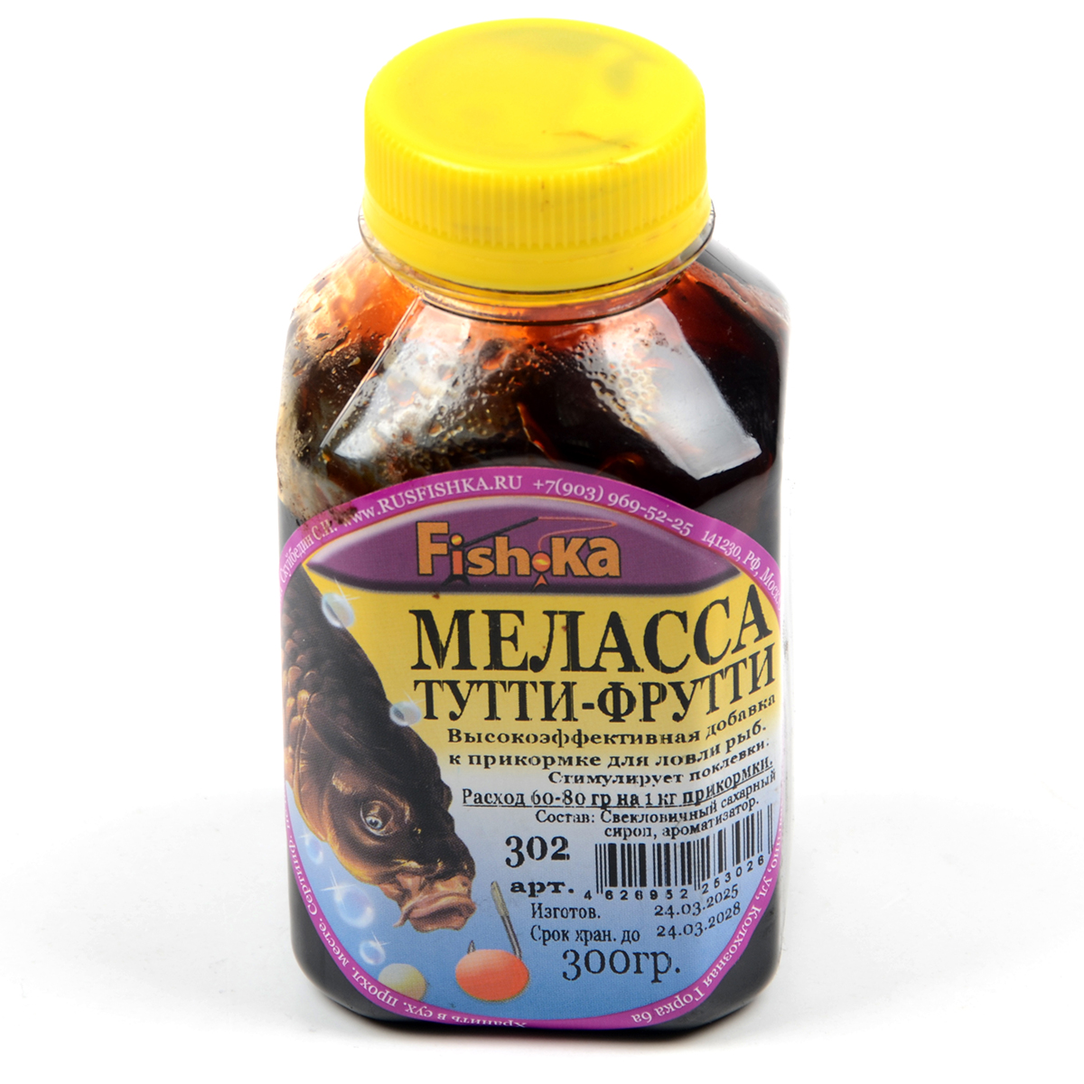 Меласса Fish.ka 300г Тутти-Фрутти