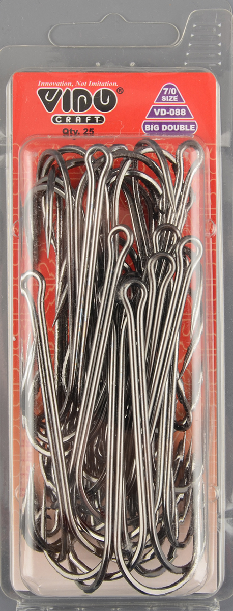 Крючок-двойник Vido Big Double Hooks №7/0 