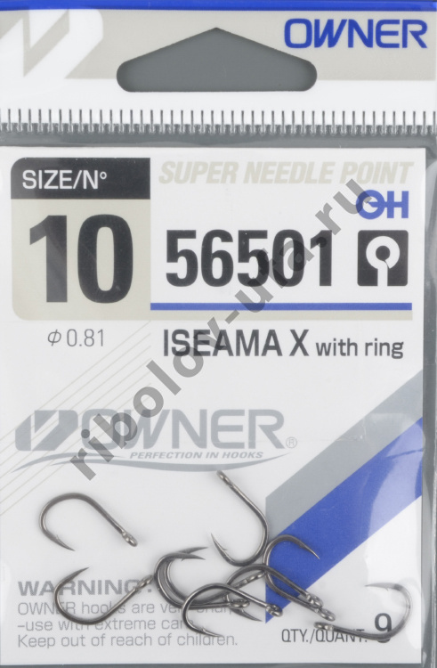 Одинарные крючки Owner 56501-10