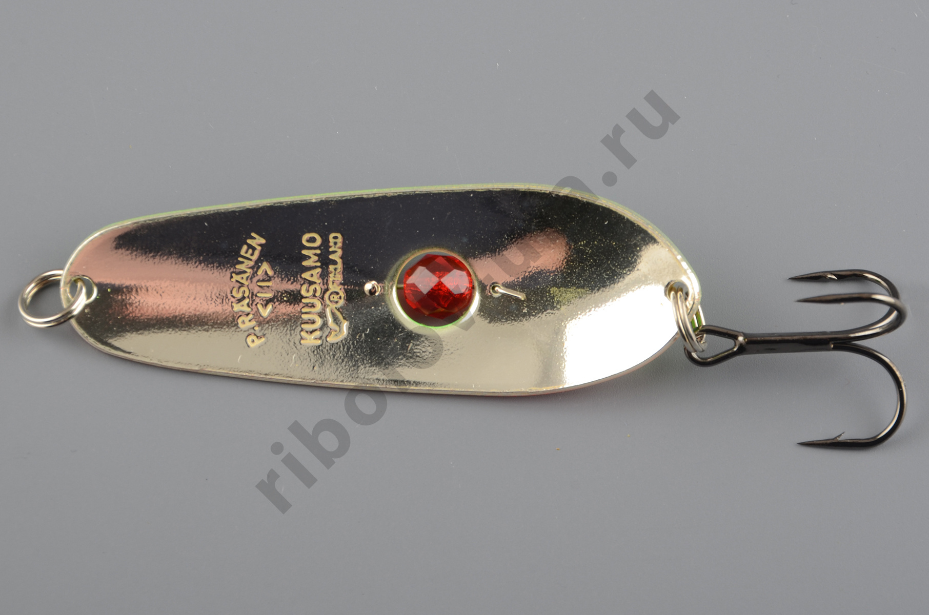 Блесна колеб. Kuusamo Rasanen 70/20 (бусинка) BL/GR/Fye/FR-S