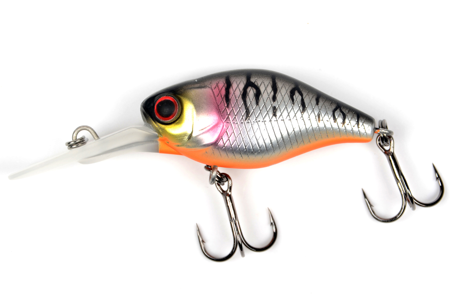 Воблер Jackall Diving Chubby 38 дл. 3.8 см, гл. 1.0-1.5 м, 4.3 гр., floating, цв. uv mat silver tige