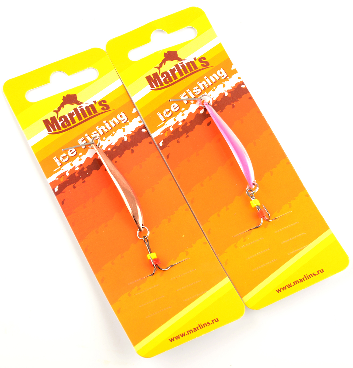 Блесна зимняя Marlins Волжанка 40мм 5гр. цв.041