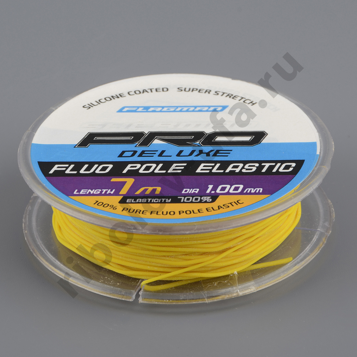 Амортизатор для штекера Flagman Deluxe Fluo Pole Elastic 7м, d-1.0мм yellow
