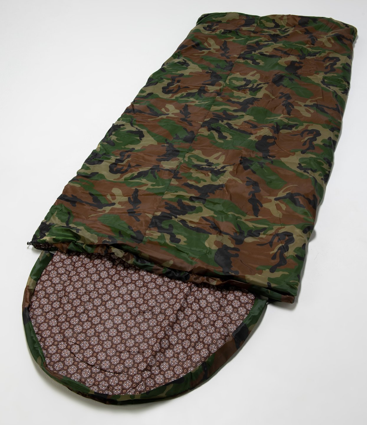 Спальник Huntsman Аляска    0 С, 250*90см цв.КМФ тк.Таффета  