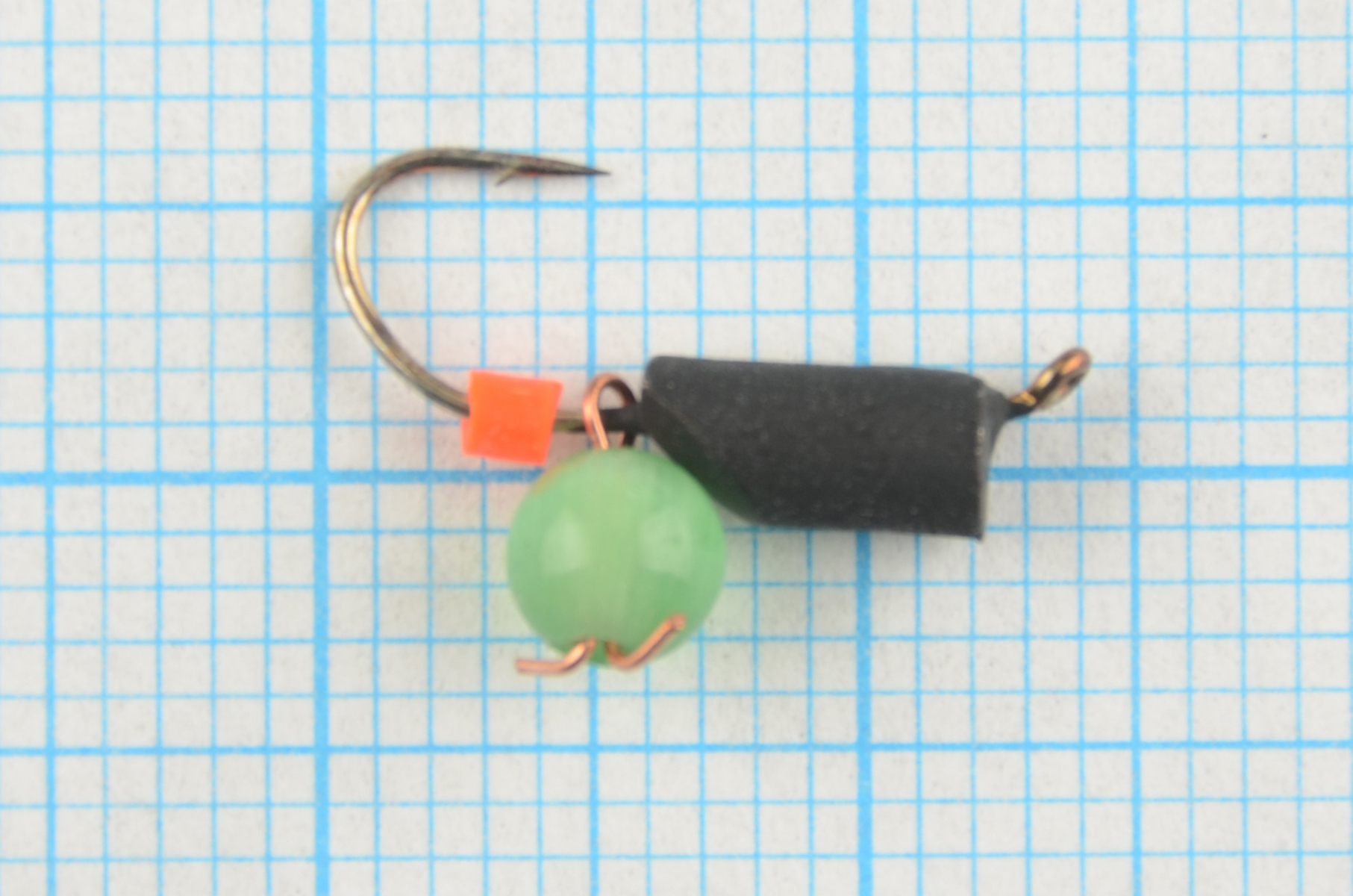 Мормышка Мир Вольфрама Столбик с кошачьим глазом подвесной д. 3 мм