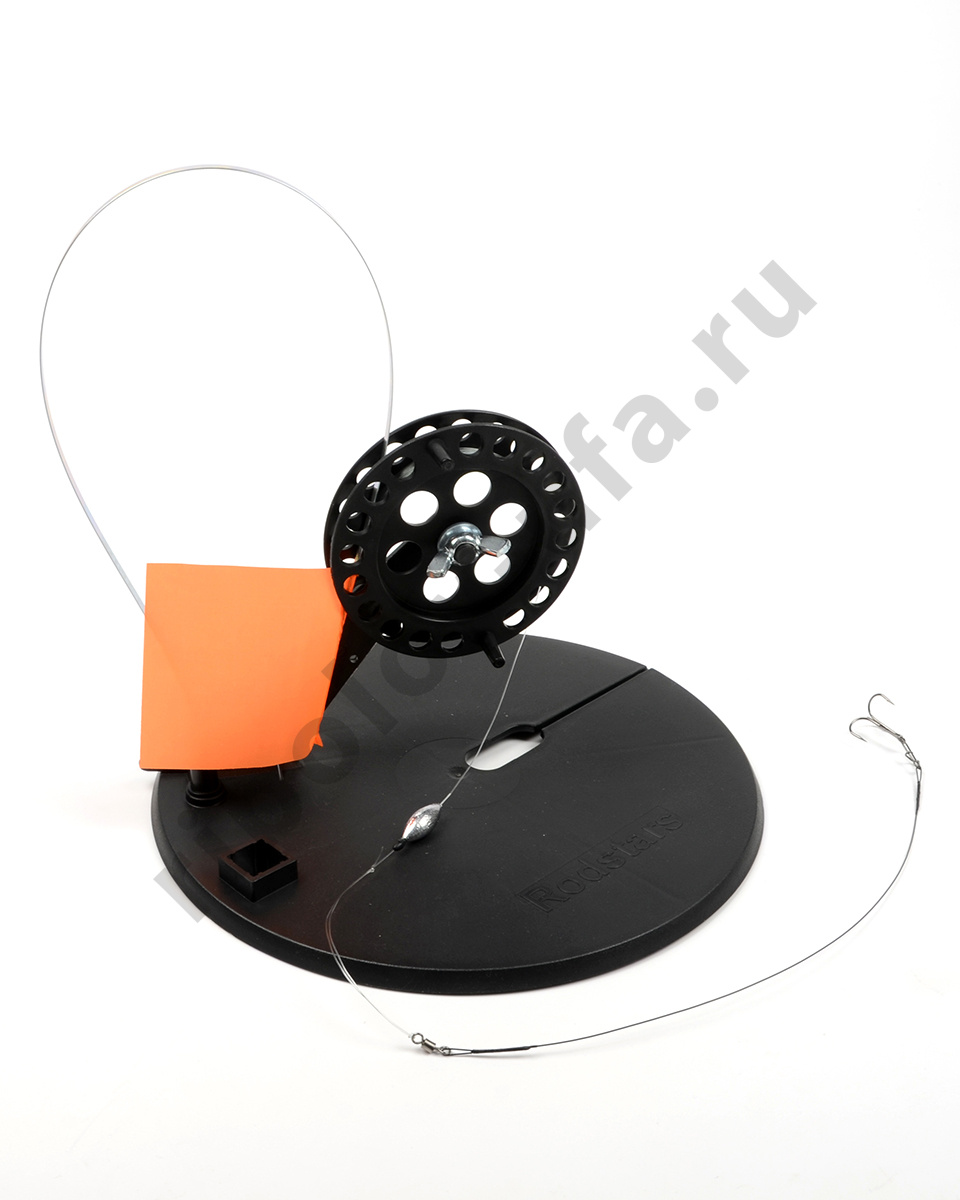 Набор жерлиц Rod Stars в сумке, оснащенные пластик. стойка, катушка 90 мм, (5шт/уп)