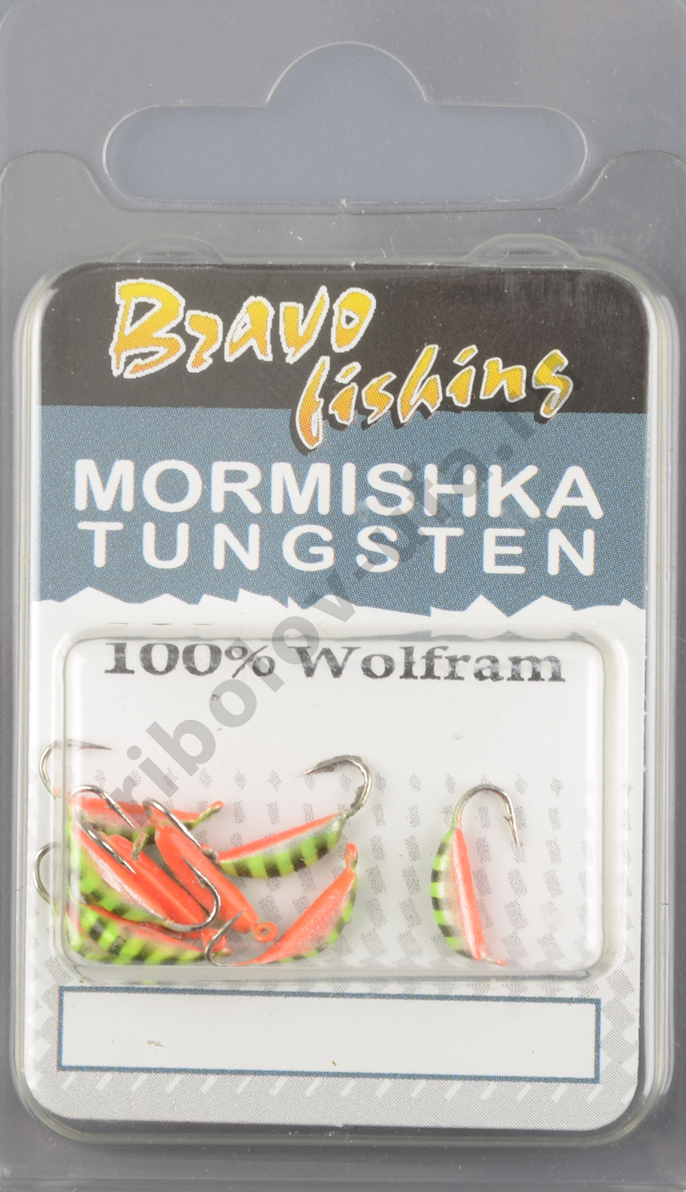 Мормышка вольфрам Bravo Fishing Супер банан с ушком крашенный 2,5 мм 0,68 гр., 41