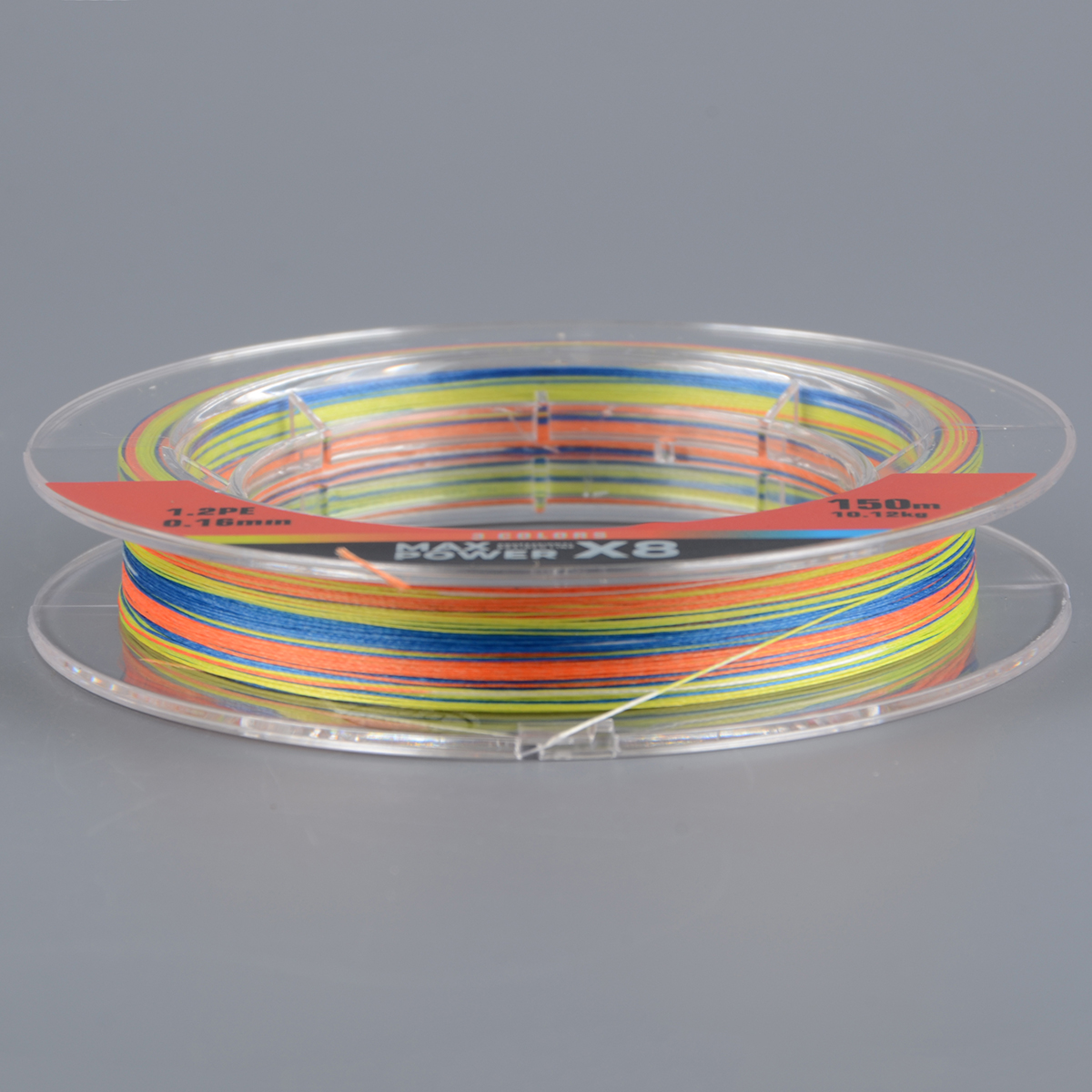 Шнур плетёный Zander Master Max Power x8 multicolor, 150м, 0.14мм, 8,55кг