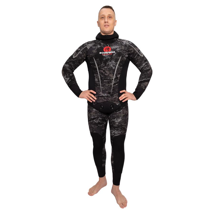 Гидрокостюм Scorpena 9мм Samurai - 2 Yamamoto Camo р. XL (25)