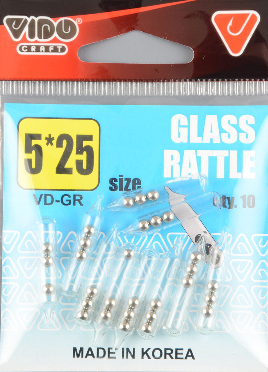 Шумовая капсула Glass Rattle 5*25 (3 шарика)