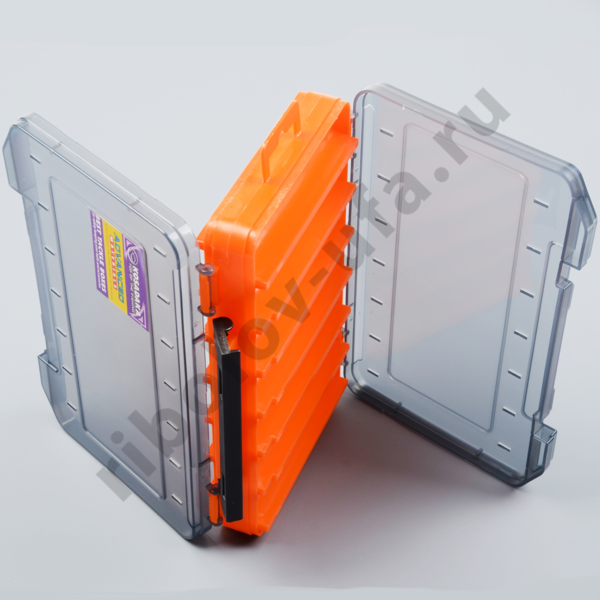 Коробка Kosadaka 20*13.5*3.5см для воблеров, двухсторонняя, оранжевая TB-S31D-OR