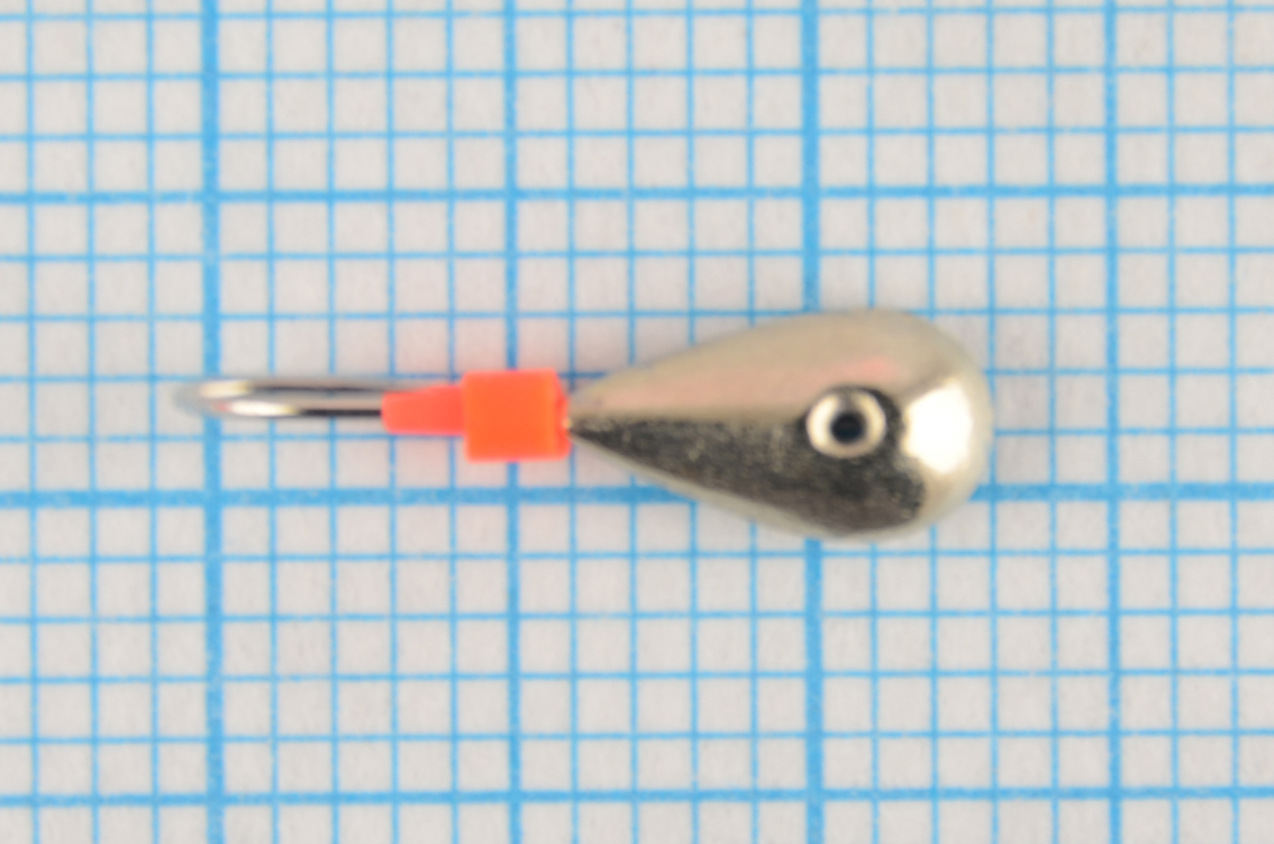 Мормышка Пирс Мастер свинцовая паяная Капля 4,5мм 0,28гр цв. нейзильбер