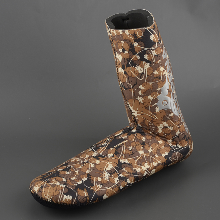 Носки Scorpena 7мм, Brown Camo, L