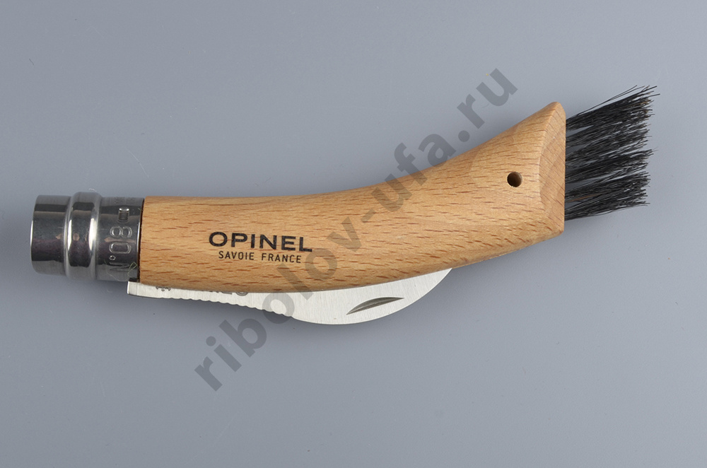 Нож Opinel 8 нержавеющая сталь, бук, грибник