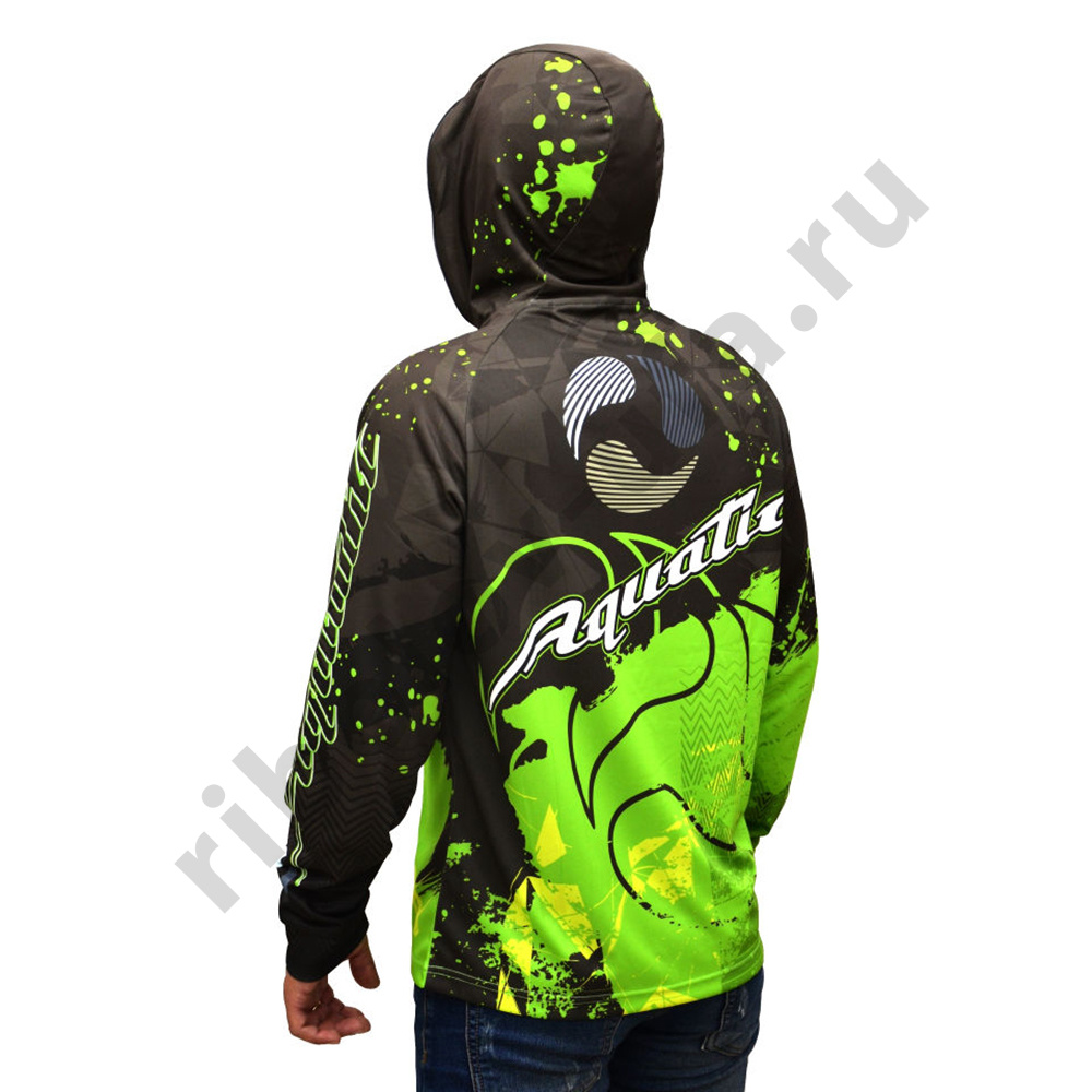 Джерси  Aquatic Дж-04 с капюшоном. логотип Aquatic р.XL