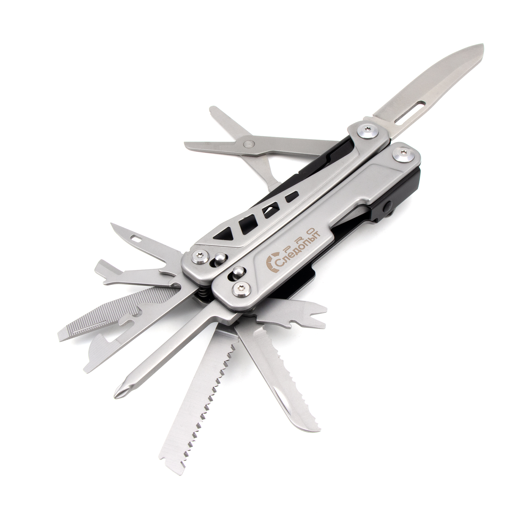 Мультитул Следопыт Pro 15 предметов в чехле и коробке PF-MT-29