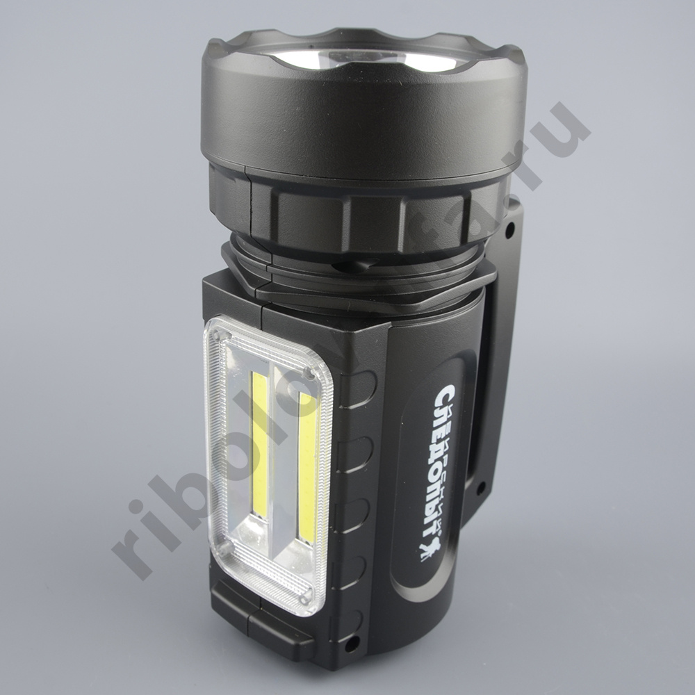 Фонарь-фара Следопыт прожектор Атон 1Led аккум., 220В, USB