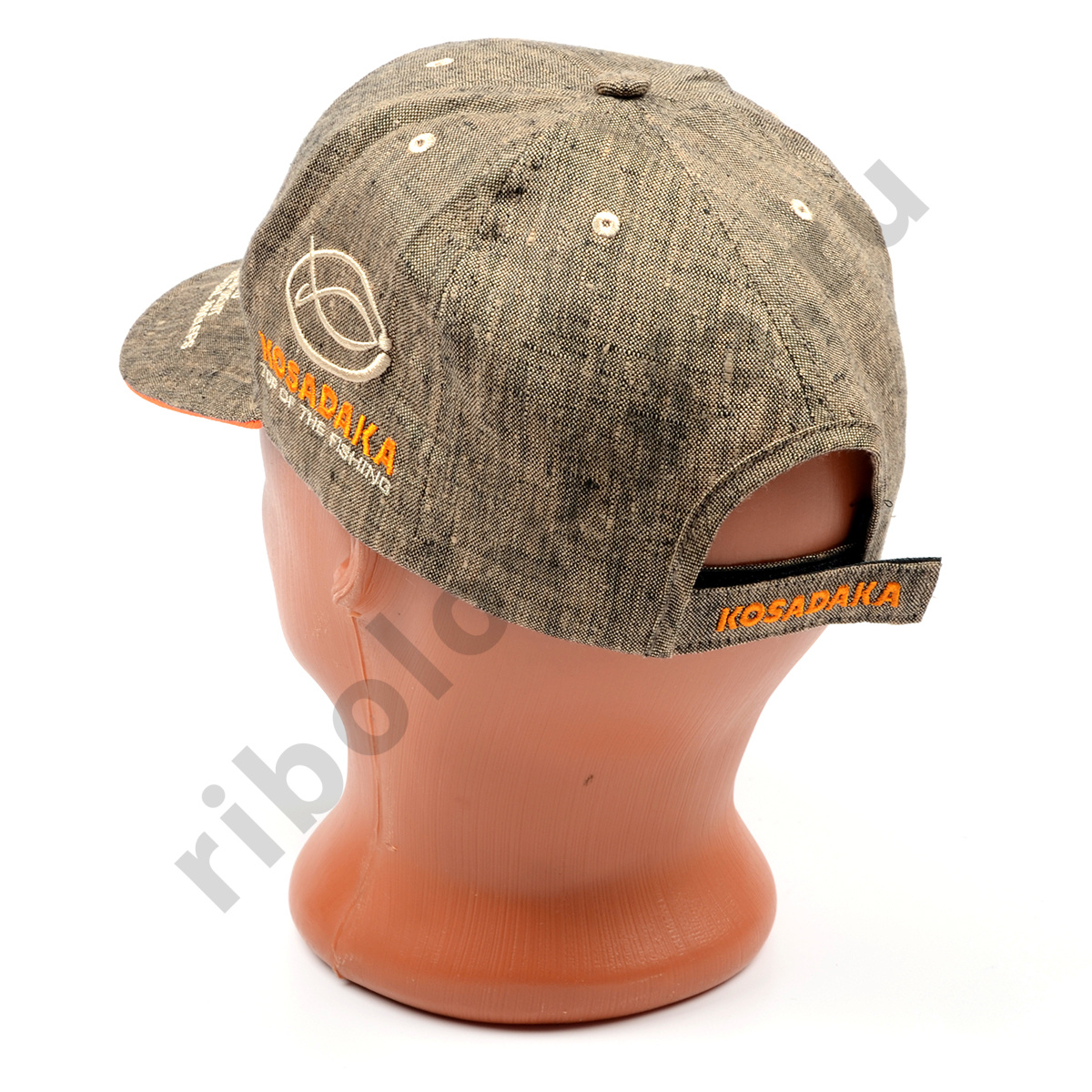 Бейсболка Kosadaka Smart Tackle лен серо-коричневый