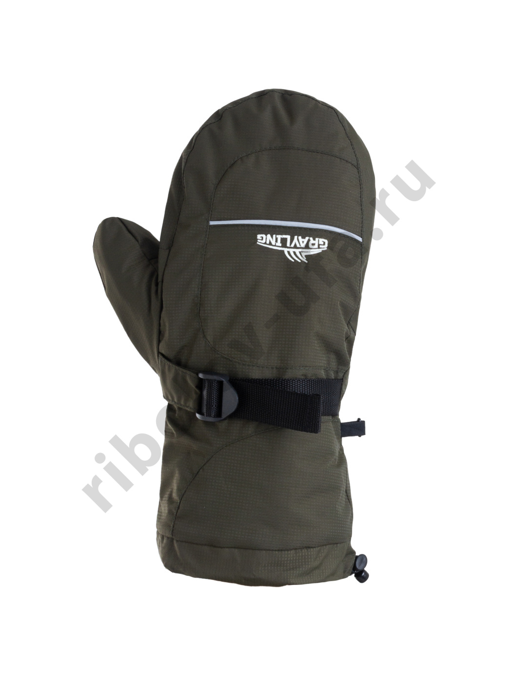 Варежки Novatex Рыбак Профи цв. Хаки, ткань Таслан, термотекс, флис, р. L