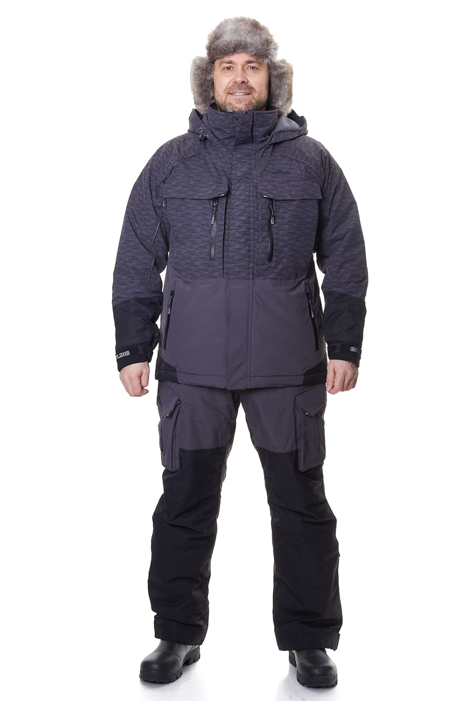 Костюм демисезонный Novatex Тугур цв.Серый р. 60-62 рост 170-176