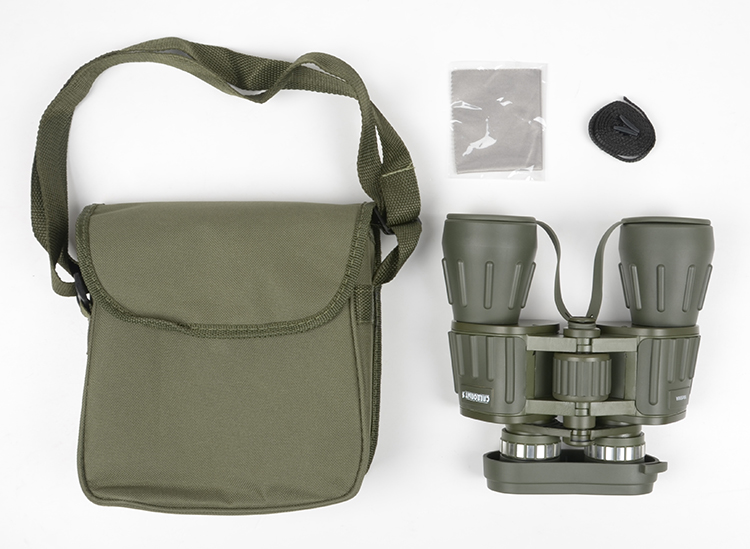 Бинокль Следопыт 10*50 хаки, 195*185мм, 839 гр, в чехле  BT-12