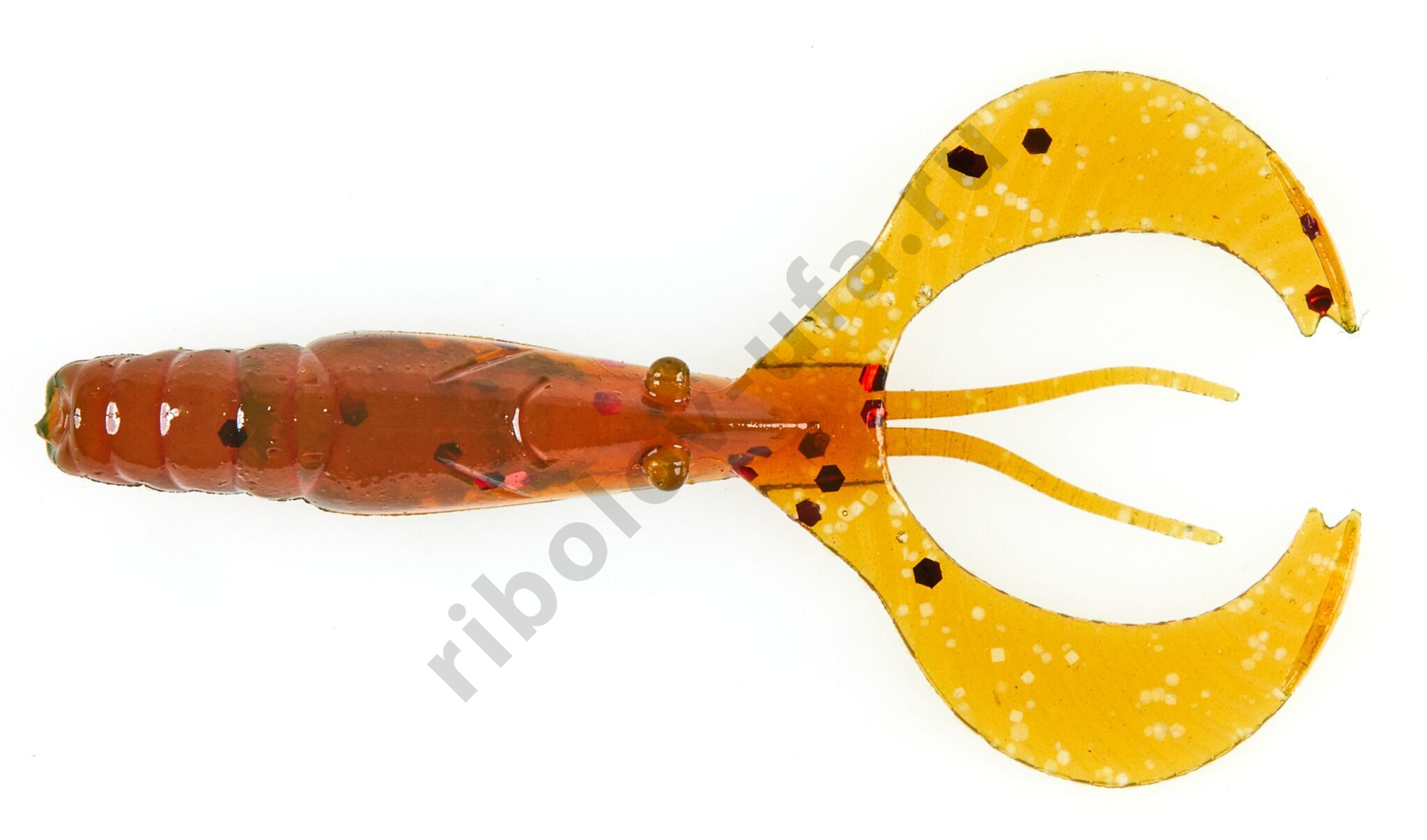 Силиконовая приманка Lucky John Pro Series Curly Shrimp 2.0in 5.0см /PA16