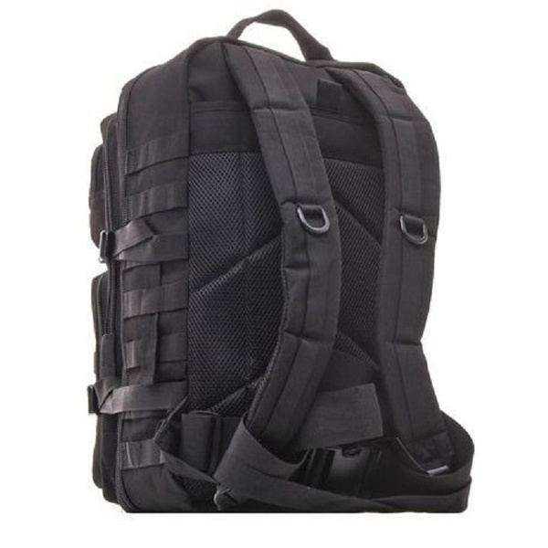 Рюкзак тактический Huntsman RU 064 цв. Черный 35л, тк. Оксфорд 