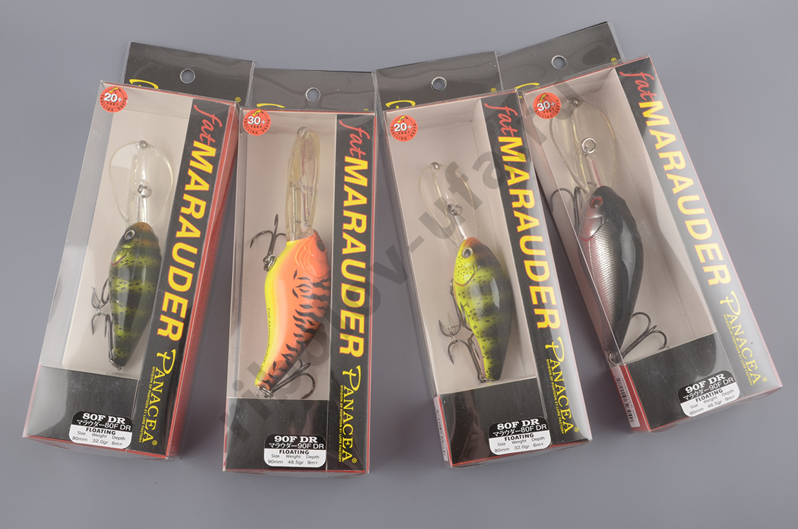 Воблер Panacea Fat Marauder 80F DR, 32.0 гр., 20фут+/6м+, цв.T001