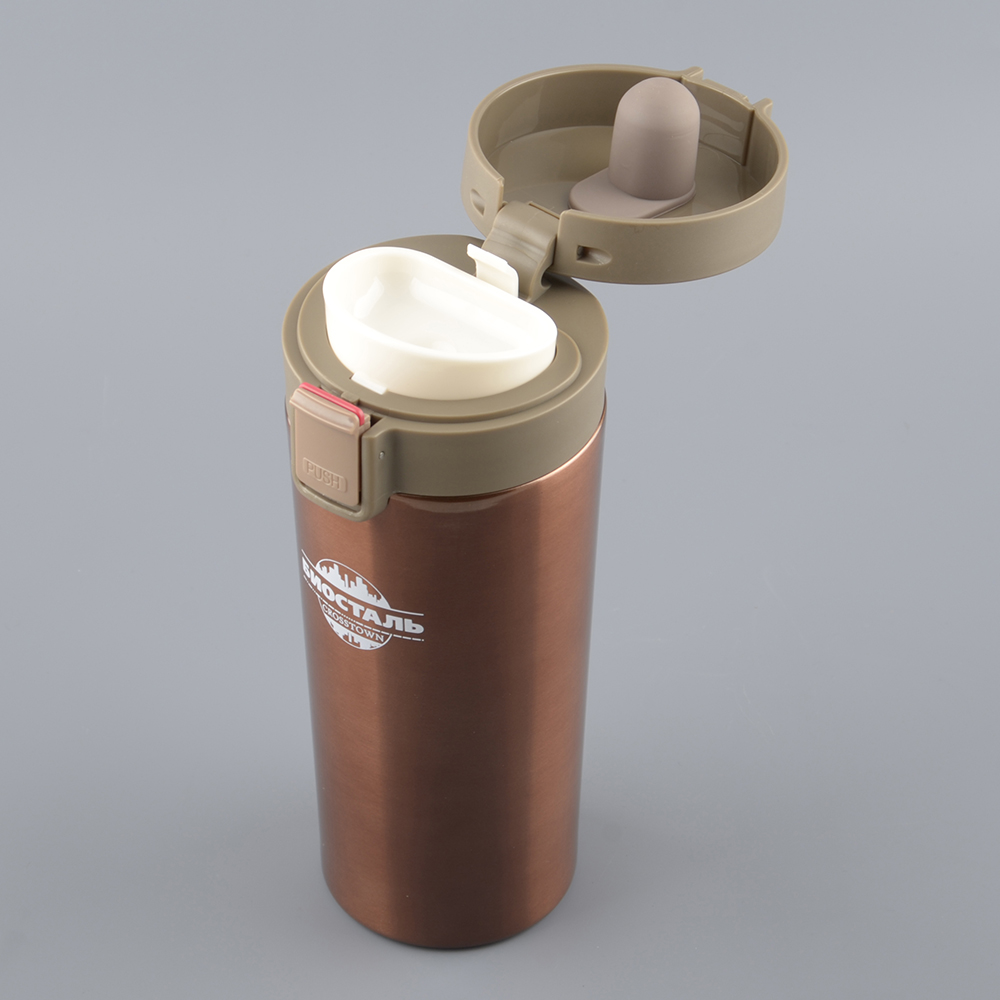 Термос-кружка Biostal- Crosstown 0,4л. цв.Античная бронза (NMT-400B)