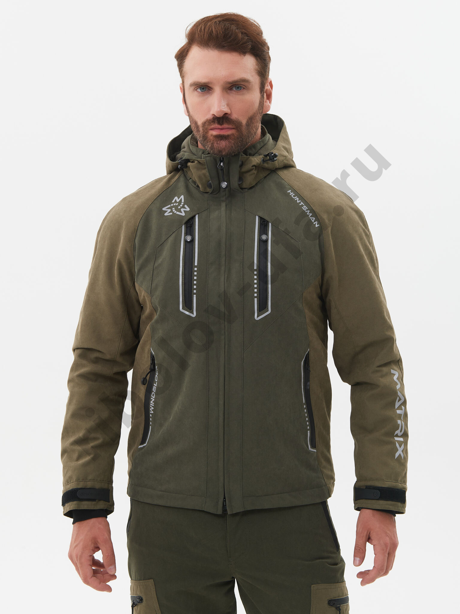 Костюм демисезонный Матрица ткань Исландия цвет Хаки (Размер: 48-50, Рост: 170-176)