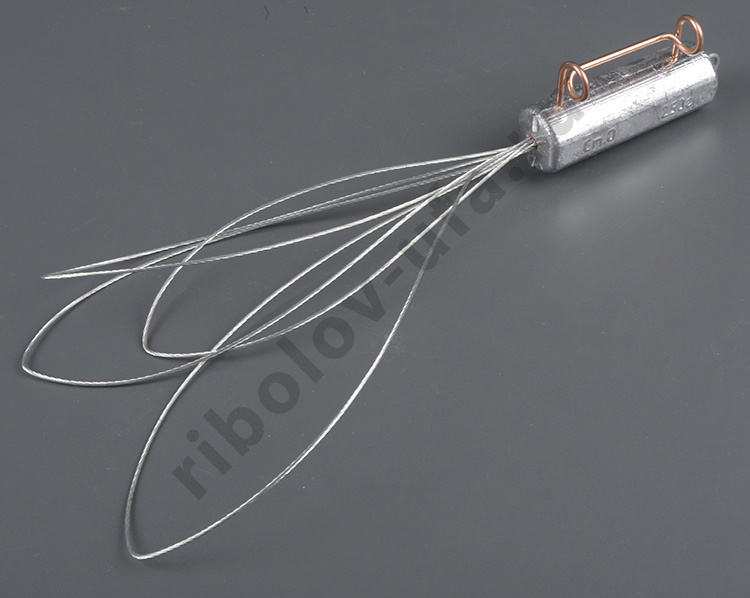 Отцеп тросовая петля из свинца 250гр СТ.О