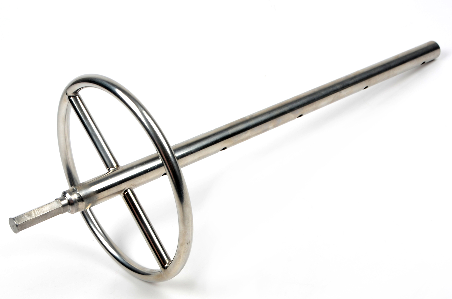 Адаптер Rod Stars 22 мм под шуруповерт с кругом  (нержавейка) 