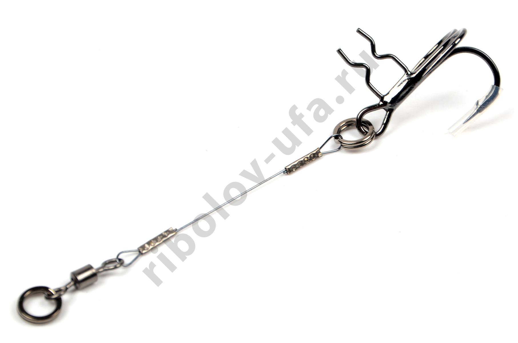 Титановый ассист с тройником Vido T-Treble, дл.9см