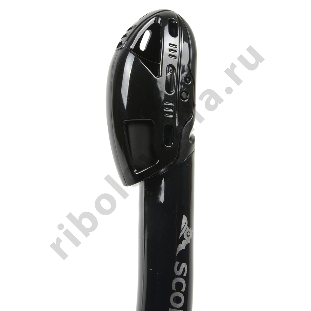 Трубка Scorpena J с двумя клапанами, изогнутая