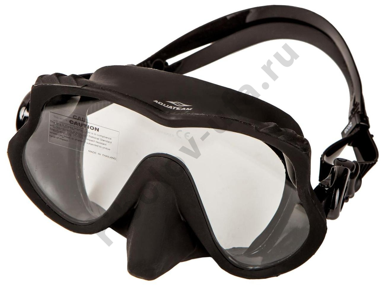 Маска AquaTeam Frameless black XL с боксом MB150022