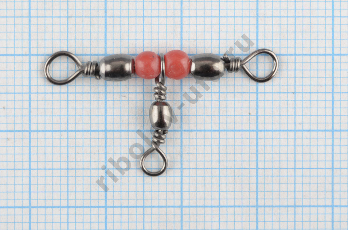 Вертлюжок тройной Catcher Triple Swivel, Barrel, type C # 6x8